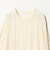 【WEB限定】＜at ease＞レース プルオーバー カットソー