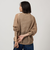 メッシュ スキッパー ニット プルオーバー -ウォッシャブル-