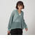 メッシュ スキッパー ニット プルオーバー -ウォッシャブル-