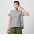 グロッシー フレンチスリーブ Tシャツ -制菌-