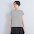 グロッシー フレンチスリーブ Tシャツ -制菌-