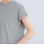 グロッシー フレンチスリーブ Tシャツ -制菌-