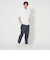 【WEB限定】JUST fit デイリー モック 半袖 Ｔシャツ カットソー -吸水速乾・抗菌-
