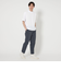【WEB限定】JUST fit デイリー モック 半袖 Ｔシャツ カットソー -吸水速乾・抗菌-