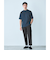 【WEB限定】JUST fit デイリー モック 半袖 Ｔシャツ カットソー -吸水速乾・抗菌-