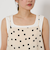 【WEB限定】＜at ease＞ドット キャミソール