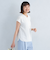チャーム ボウタイ フレンチスリーブ ブラウス