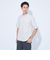 【WEB限定】JUST fit バンドカラー 半袖 シャツ -ストレッチ-
