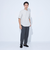【WEB限定】JUST fit バンドカラー 半袖 シャツ -ストレッチ-