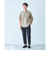 【WEB限定】JUST fit バンドカラー 半袖 シャツ -ストレッチ-