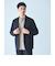【WEB限定】JUST fit バンドカラー 半袖 シャツ -ストレッチ-