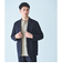 【WEB限定】JUST fit バンドカラー 半袖 シャツ -ストレッチ-