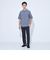 【WEB限定】JUST fit バンドカラー 半袖 シャツ -ストレッチ-