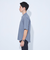 【WEB限定】JUST fit バンドカラー 半袖 シャツ -ストレッチ-
