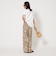 ＜SEASONAL COLLECTION＞LOTUS クルーネック Tシャツ