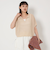 メッシュ クロップド 2WAY ショートスリーブ ニット プルオーバー -ウォッシャブル-