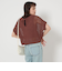 メッシュ クロップド 2WAY ショートスリーブ ニット プルオーバー -ウォッシャブル-