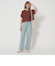 メッシュ クロップド 2WAY ショートスリーブ ニット プルオーバー -ウォッシャブル-