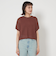 メッシュ クロップド 2WAY ショートスリーブ ニット プルオーバー -ウォッシャブル-