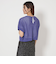 メッシュ クロップド 2WAY ショートスリーブ ニット プルオーバー -ウォッシャブル-