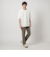 【WEB限定】JUST fit リップル フェイクレイヤード 半袖 Ｔシャツ -吸水速乾・抗菌-