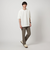 【WEB限定】JUST fit リップル フェイクレイヤード 半袖 Ｔシャツ -吸水速乾・抗菌-