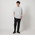 【WEB限定】JUST fit リップル フェイクレイヤード 半袖 Ｔシャツ -吸水速乾・抗菌-