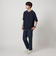 【WEB限定】JUST fit リップル フェイクレイヤード 半袖 Ｔシャツ -吸水速乾・抗菌-