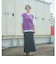 【WEB限定】＜GLR or＞ロゴ ミニ裏毛 フェイク レイヤード 半袖 カットソー
