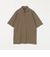 ＜gim＞25SS コットン/ナイロン カノコ ポロシャツ