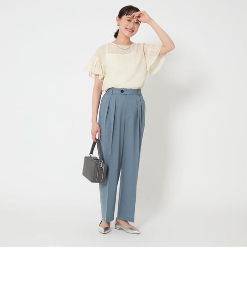 MADISONBLUE ワイドリブショートスリーブプルオーバー メッシュ ショートスリーブ プルオーバー｜グリーンレーベル