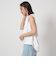 【WEB限定】＜at ease＞ヘムギャザー ノースリーブ カットソー