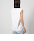 【WEB限定】＜at ease＞ヘムギャザー ノースリーブ カットソー