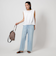 【WEB限定】＜at ease＞ヘムギャザー ノースリーブ カットソー