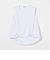 【WEB限定】＜at ease＞ヘムギャザー ノースリーブ カットソー