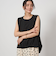 【WEB限定】＜at ease＞ヘムギャザー ノースリーブ カットソー