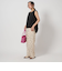【WEB限定】＜at ease＞ヘムギャザー ノースリーブ カットソー