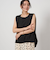 【WEB限定】＜at ease＞ヘムギャザー ノースリーブ カットソー