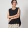 【WEB限定】＜at ease＞ヘムギャザー ノースリーブ カットソー