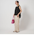 【WEB限定】＜at ease＞ヘムギャザー ノースリーブ カットソー