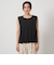 【WEB限定】＜at ease＞ヘムギャザー ノースリーブ カットソー