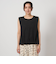 【WEB限定】＜at ease＞ヘムギャザー ノースリーブ カットソー