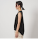 【WEB限定】＜at ease＞ヘムギャザー ノースリーブ カットソー