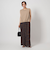【WEB限定】＜at ease＞ヘムギャザー ノースリーブ カットソー