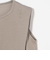 【WEB限定】＜at ease＞ヘムギャザー ノースリーブ カットソー