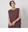 【WEB限定】＜at ease＞ノースリーブ タック カットソー ワンピース
