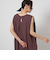 【WEB限定】＜at ease＞ノースリーブ タック カットソー ワンピース