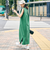 【WEB限定】＜at ease＞ノースリーブ タック カットソー ワンピース