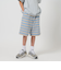 ミニ裏毛 ボーダー ショートパンツ / キッズ  140cm-160cm