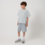 ミニ裏毛 ボーダー ショートパンツ / キッズ  140cm-160cm
